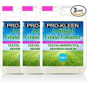 Pro-Kleen Artificial Grass Cleaner Floral Fragrance, Cleans, Disinfects, Deodorises 15 Litre
