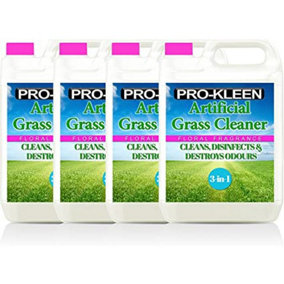 Pro-Kleen Artificial Grass Cleaner Floral Fragrance, Cleans, Disinfects, Deodorises 20 Litre