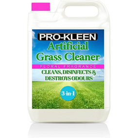 Pro-Kleen Artificial Grass Cleaner Floral Fragrance, Cleans, Disinfects, Deodorises 5 Litre
