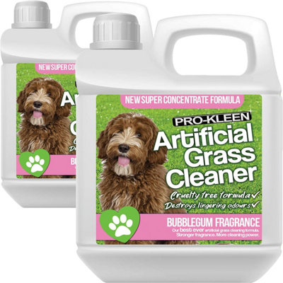 Pro-Kleen Artificial Grass Cleaner for Dogs and Pet Friendly Cruelty Free Disinfectant with Deodoriser 4 in 1-10:1 2L