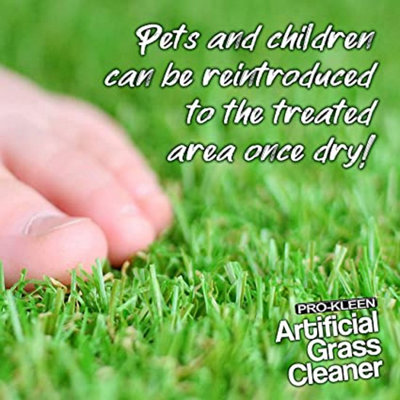 Pro-Kleen Artificial Grass Cleaner for Dogs and Pet Friendly Cruelty Free Disinfectant with Deodoriser 4 in 1. Lavender 4L