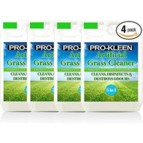 Pro-Kleen Artificial Grass Cleaner Fresh Cut Grass Fragrance, Cleans, Disinfects, Deodorises 20 Litre