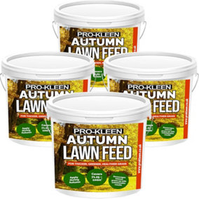 Pro-Kleen Autumn Lawn Feed Fertiliser - Encourages Grass Green Up & Prevents Lawn Disease - Covers up to 400m2 10kg