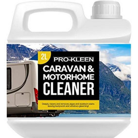 Pro-Kleen Caravan and Motorhome Cleaner Removes Black Streaks Dirt Algae and More Super Easy to Use Formula 2L