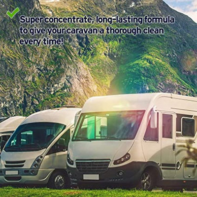 Pro-Kleen Caravan and Motorhome Cleaner Removes Black Streaks Dirt Algae and More Super Easy to Use Formula 2L - 5