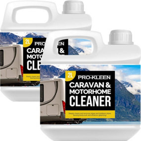 Pro-Kleen Caravan and Motorhome Cleaner Removes Black Streaks Dirt Algae and More Super Easy to Use Formula 4L