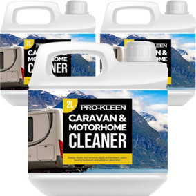 Pro-Kleen Caravan and Motorhome Cleaner Removes Black Streaks Dirt Algae and More Super Easy to Use Formula 6L