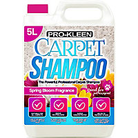 Pro-Kleen Carpet Cleaning Solution Upholstery Shampoo Spring Bloom Fragrance High Concentrate Cleaner
