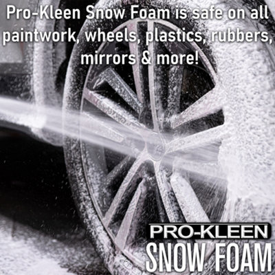Pro-Kleen Cherry Snow Foam Karcher K Series Snow Foam Lance & Microfibre Cloth & Mitt Pressure Washer
