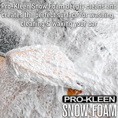 Pro-Kleen Cherry Snow Foam Karcher K Series Snow Foam Lance & Microfibre Cloth & Mitt Pressure Washer - 5