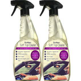 Pro-Kleen - Convertible Cabriolet Soft Top Roof Cleaner 750ml x2