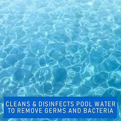 Pro-Kleen Fast Dissolving Stabilised Chlorine Granules - Sanitises Pool Water to Remove Germs and Bacteria 1kg