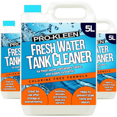 Pro-Kleen Fresh Water Tank Cleaner 15L - Sanitises, Descales, Removes ...