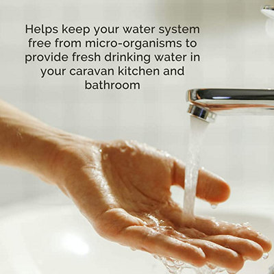Pro-Kleen Fresh Water Tank Cleaner 15L - Sanitises, Descales, Removes Algae & Bacteria - Prevents Stale Taste & Odours