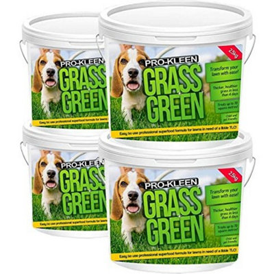 Pro-Kleen Grass Green Lawn Fertiliser 10KG - Professional Grass Fertiliser for Thick Green Grass