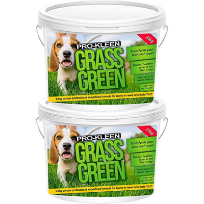 Pro-Kleen Grass Green Lawn Fertiliser 5KG - Professional Grass Fertiliser for Thick Green Grass