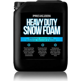 Pro-Kleen Heavy Duty Snow Foam Shampoo Super Thick Foam for Large Vehicles and Cars (5 Litres)
