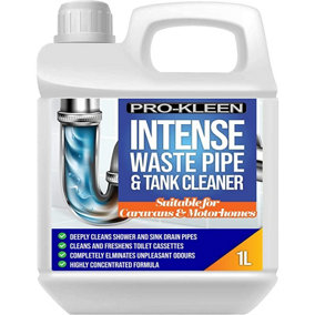 Pro-Kleen Intense Waste Pipe and Tank Cleaner For Caravans and Motorhomes 1L