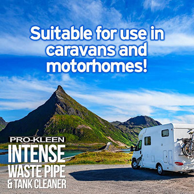 Pro-Kleen Intense Waste Pipe and Tank Cleaner For Caravans and Motorhomes 1L - 4