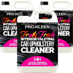 Pro-Kleen Interior Valeting Car Upholstery Carpet Cleaner Shampoo Removes Dirt, Grime and Stains Fruity Fresh Fragrance (15 L)