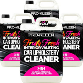 Pro-Kleen Interior Valeting Car Upholstery Carpet Cleaner Shampoo Removes Dirt, Grime and Stains Fruity Fresh Fragrance (20L)