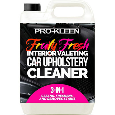 Pro-Kleen Interior Valeting Car Upholstery Carpet Cleaner Shampoo Removes Dirt, Grime and Stains Fruity Fresh Fragrance (5 Litres)