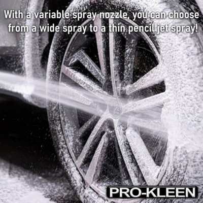 Pro-Kleen Karcher K Series Compatible 1 Litre Snow Foam Lance with Microfibre Cloth and Mitt - 5