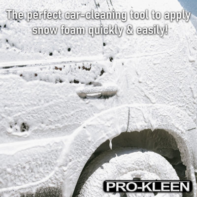 Pro-Kleen Karcher K Series Compatible 1 Litre Snow Foam Lance with Microfibre Cloth and Mitt - 7