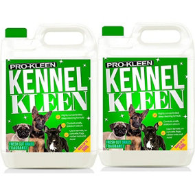 Pro-kleen Kennel Kleen - Disinfectant, Cleaner, Sanitiser & Deodoriser - Concentrated Formula Kennel Cleaner 10L Fresh Cut Grass