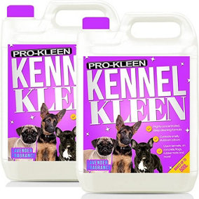 Pro-kleen Kennel Kleen - Disinfectant, Cleaner, Sanitiser & Deodoriser - Concentrated Formula Kennel Cleaner 10L Lavender