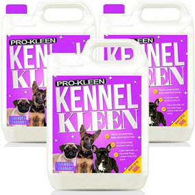 Pro-kleen Kennel Kleen - Disinfectant, Cleaner, Sanitiser & Deodoriser - Concentrated Formula Kennel Cleaner 15L Lavender