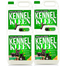 Pro-kleen Kennel Kleen - Disinfectant, Cleaner, Sanitiser & Deodoriser - Concentrated Formula Kennel Cleaner 20L Fresh Cut Grass