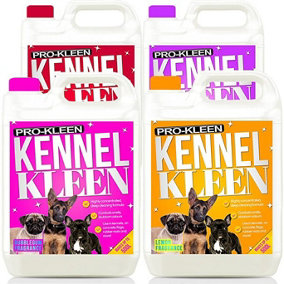 Pro-kleen Kennel Kleen - Disinfectant, Cleaner, Sanitiser & Deodoriser - Concentrated Formula Kennel Cleaner 20L Mixed Fragrances