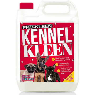 Pro-kleen Kennel Kleen - Disinfectant, Cleaner, Sanitiser & Deodoriser - Concentrated Formula Kennel Cleaner 5L Cherry