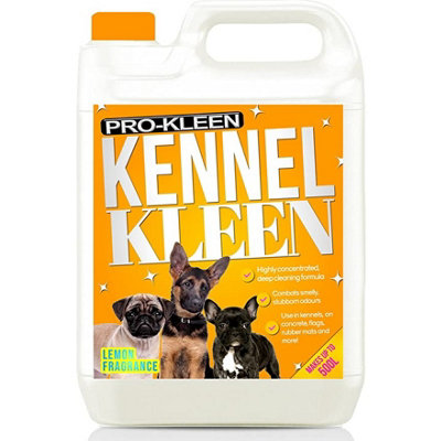 Pro-kleen Kennel Kleen - Disinfectant, Cleaner, Sanitiser & Deodoriser - Concentrated Formula Kennel Cleaner 5L Lemon
