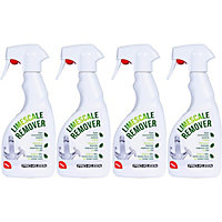 Pro-Kleen Limescale Remover Spray - Removes Stubborn Limescale, Dust, Rust & Dirt 4x 500ml