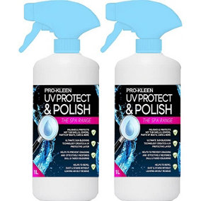 Pro-Kleen Marine UV Protectant Spray for Vinyl, Plastic, Rubber, Fiberglass, Leather & More. Dust and Dirt Repellant 2L