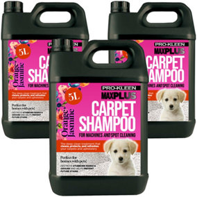 Pro-Kleen MAXPLUS Carpet Shampoo Orange And Jasmine 15L