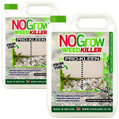 ProKleen No Grow Weed Killer For Patio And Driveways (10 Litres) DIY