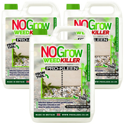 Pro-Kleen No Grow Weed Killer For Patio And Driveways (15 Litres)