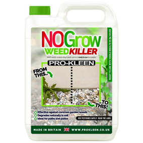 Pro-Kleen No Grow Weed Killer For Patio And Driveways (5 Litres)