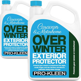 Pro-Kleen Over Winter Exterior Protector for Caravans & Motorhomes - Protects Against Mould, Algae, Black Streaks (4 Litres)