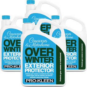 Pro-Kleen Over Winter Exterior Protector for Caravans & Motorhomes - Protects Against Mould, Algae, Black Streaks (8 Litres)