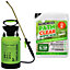 Pro-Kleen Path Cleaner AceticAcid Concentrated 30% 5L with 3L Garden Pump Sprayer - Glyphosate Free - Double Strength