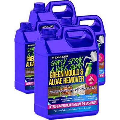 Pro-Kleen Patio Cleaner Simply Spray and Walk Away Green Mould and Algae Killer for Patios, Fencing and Decking 20 Litre
