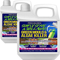 Pro-Kleen Patio Cleaner Simply Spray and Walk Away Green Mould and Algae Killer for Patios, Fencing and Decking 4 Litre