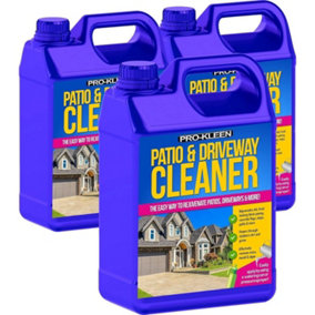 Pro-Kleen Patio & Driveway Cleaner (15L) - Removes Stains, Dirt and Grime