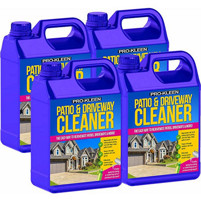 Pro-Kleen Patio & Driveway Cleaner (20L) - Removes Stains, Dirt and Grime