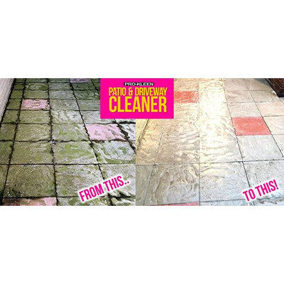 Pro-Kleen Patio & Driveway Cleaner (20L) - Removes Stains, Dirt and Grime