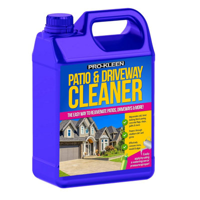 Pro-Kleen Patio & Driveway Cleaner (5L) - Removes Stains, Dirt and Grime